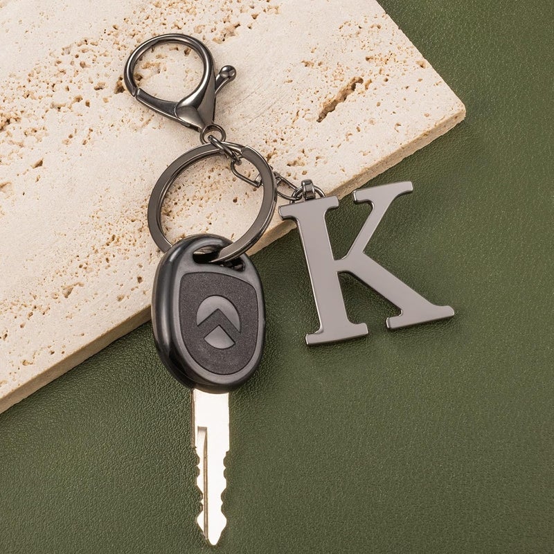 LAXPICOL Gold Letter A-Z Keychain for Women Bag Charms Purse Charms For Handbags Metal Alphabet Initial Letter Keychain - Image 3